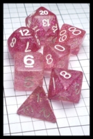 Dice : Dice - Dice Sets - Unknown Chinese Pink Speckle and White - eBay Aug 2016